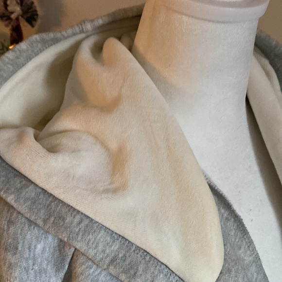 Pacer Women’s Zip Up Mixed Material Colorblock Velour and Sweatshirt Jacket - Picture 6 of 7